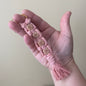 MAMA Macrame & Wooden Bead Keychain/ Bag Charm