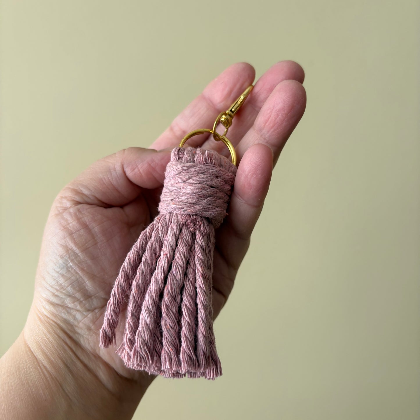 Macrame Small Tassel Keychain/Bag Charm