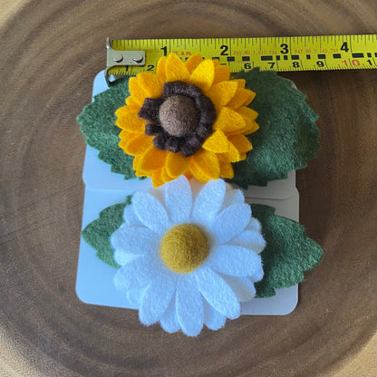 Felt Flower Hair Clip