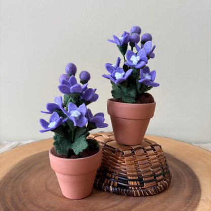 Larkspur: July Birth Month Felt Flower