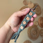 MAMA Macrame & Wooden Bead Keychain/ Bag Charm