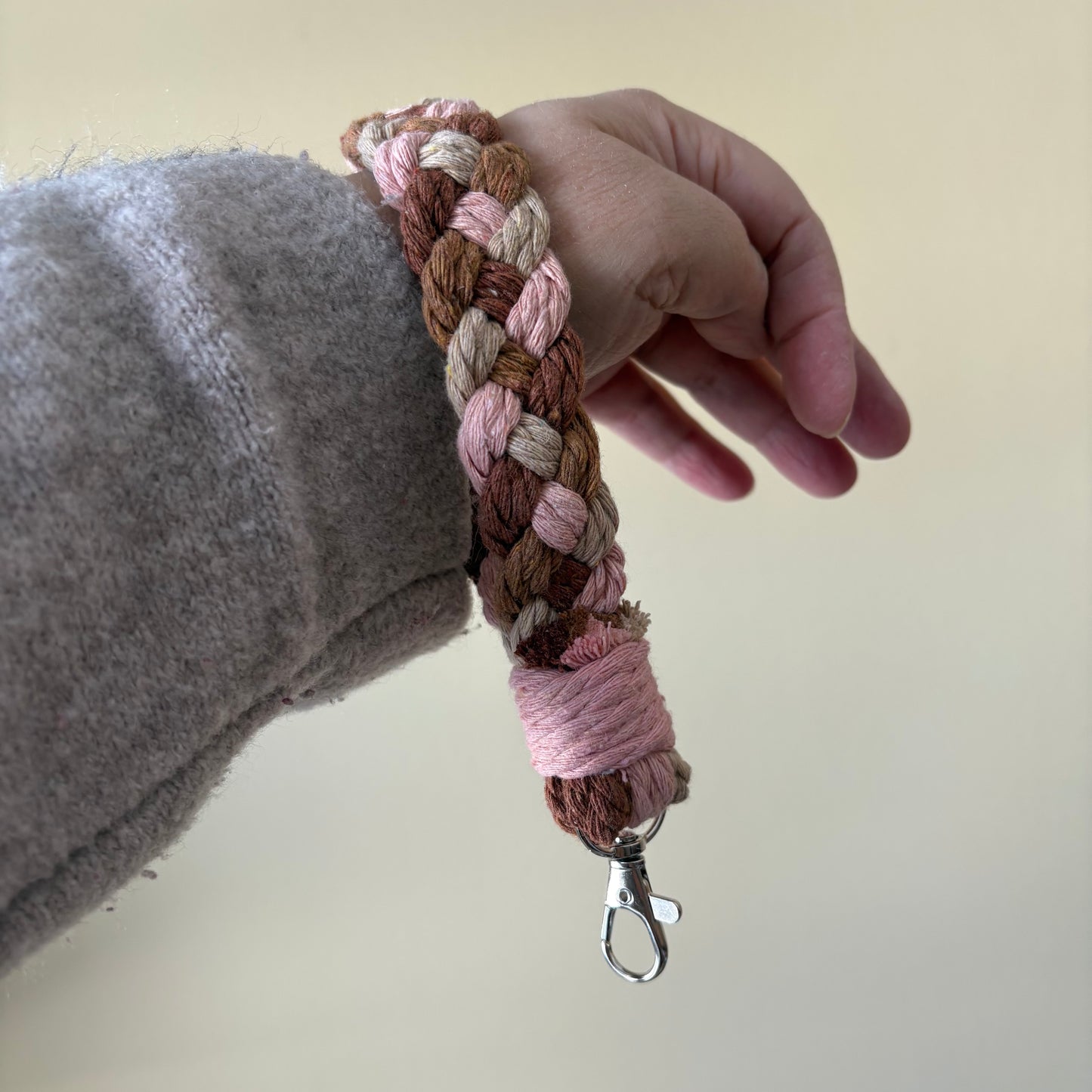 Handmade Macrame Wristlet