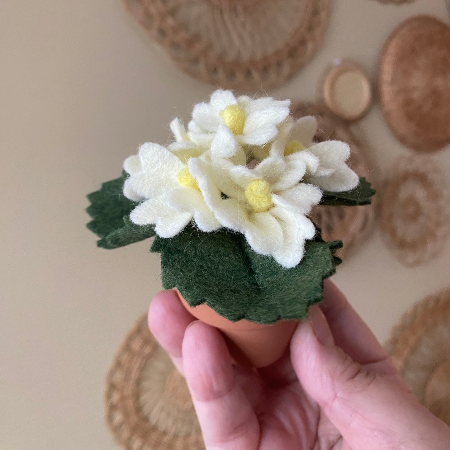 Primrose: February Birth Month Felt Flower