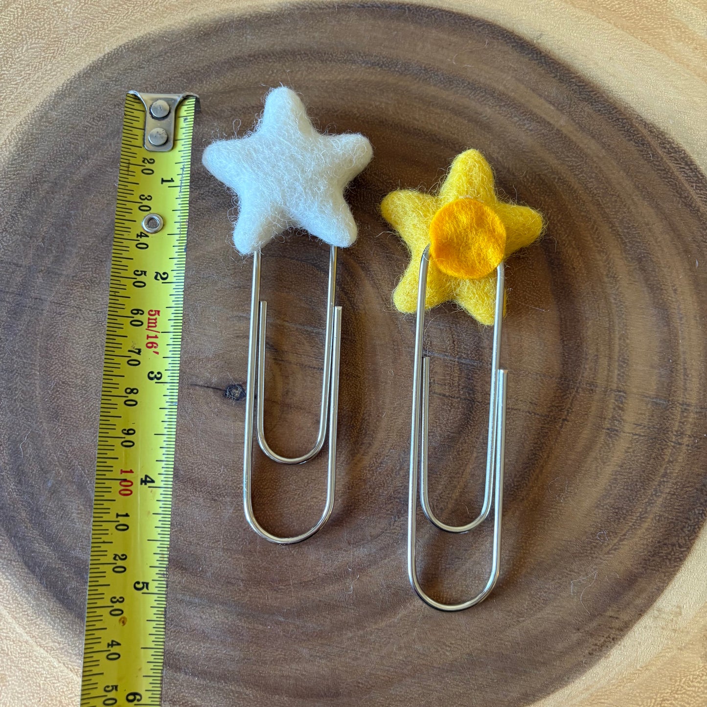 Felt Star Oversized Paperclip Bookmark