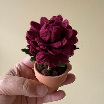 Chrysanthemum: November Birth Month Felt Flower