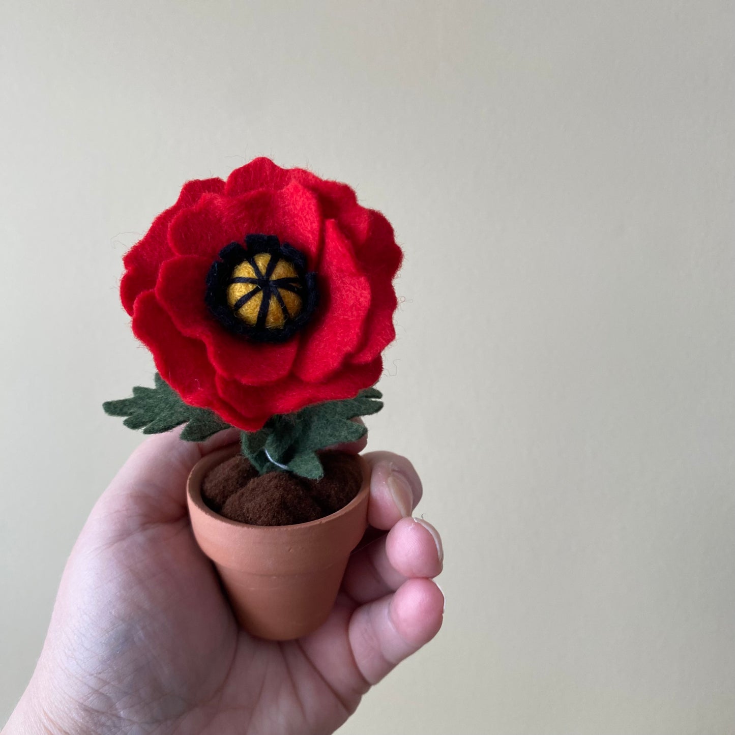 “Happy Fall” mini Felt Flowers