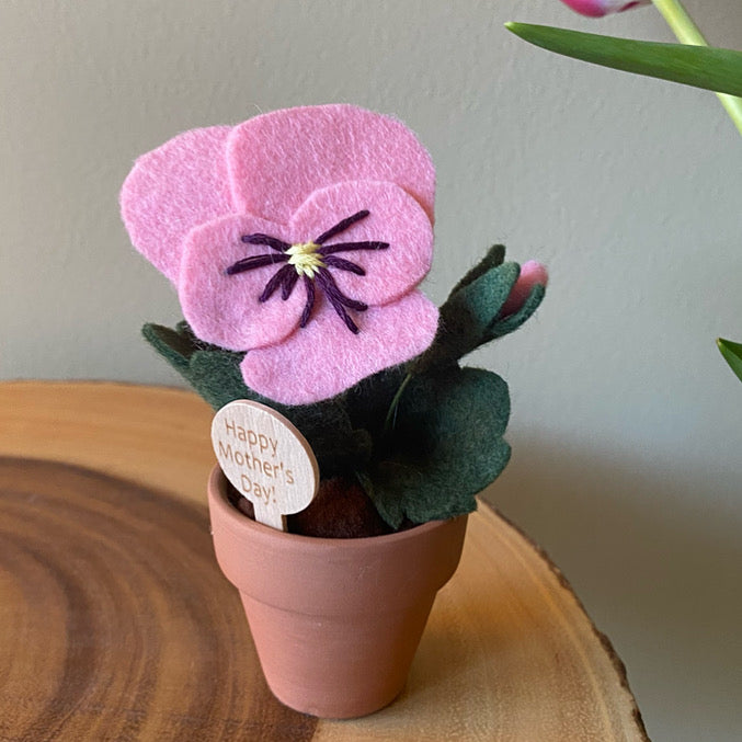 Mother’s Day Flowers w/ Wooden Sign