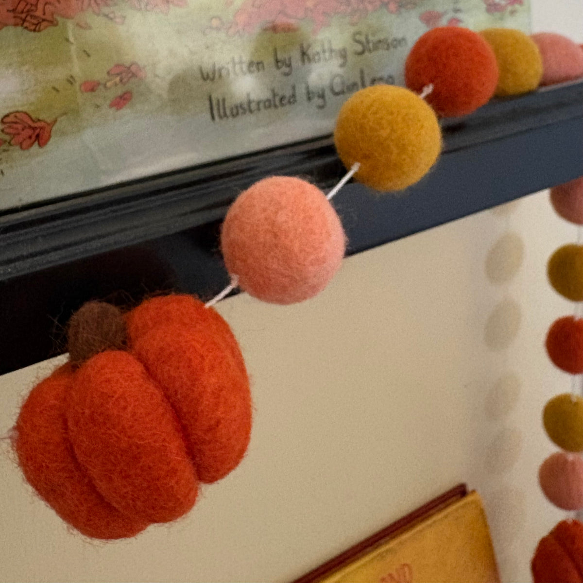 Fall Colours Felt Pumpkin Garland