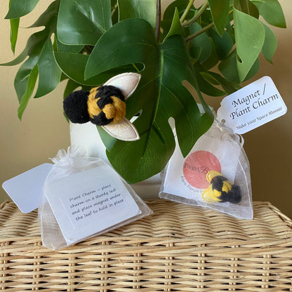 Plant Charm/Magnet - Bee