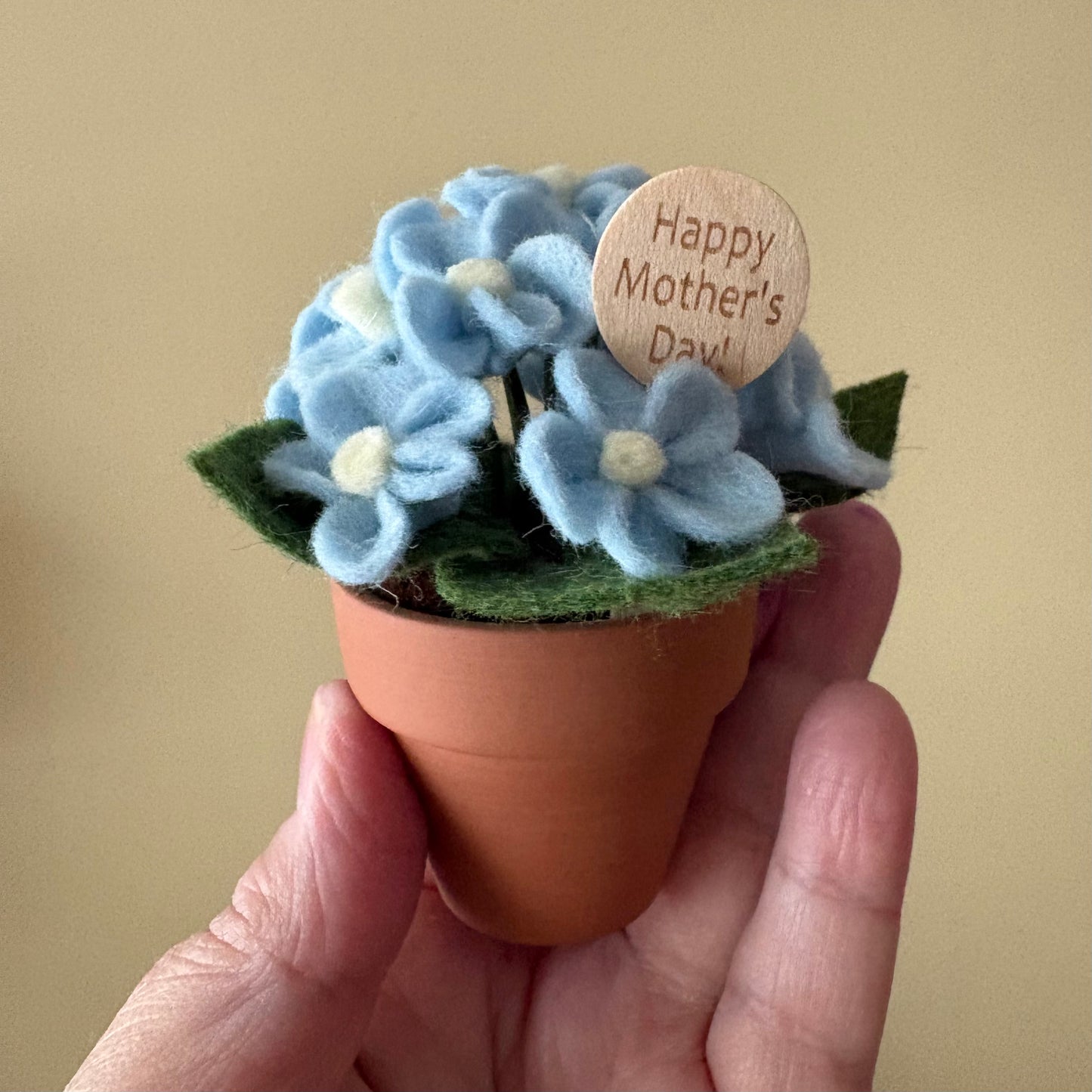 Forget-me-not Forever Felt Flower
