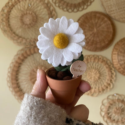 Daisy: April Birth Month Felt Flower