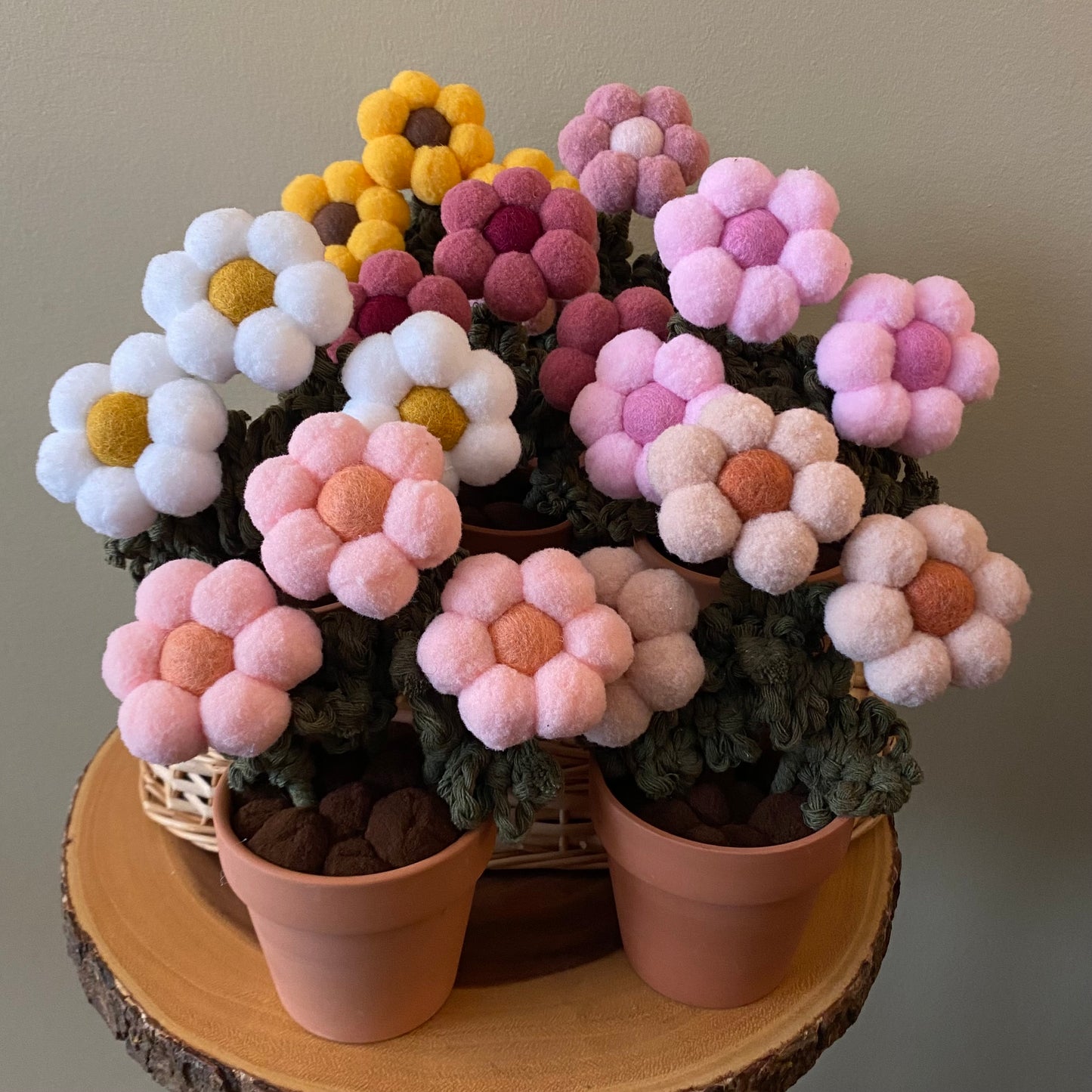 Pompom Flower - Triple