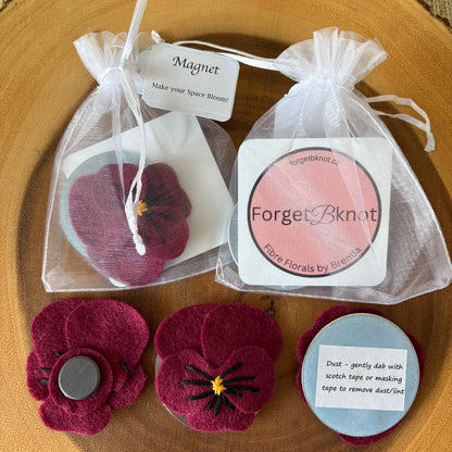 Felt Flower Magnet