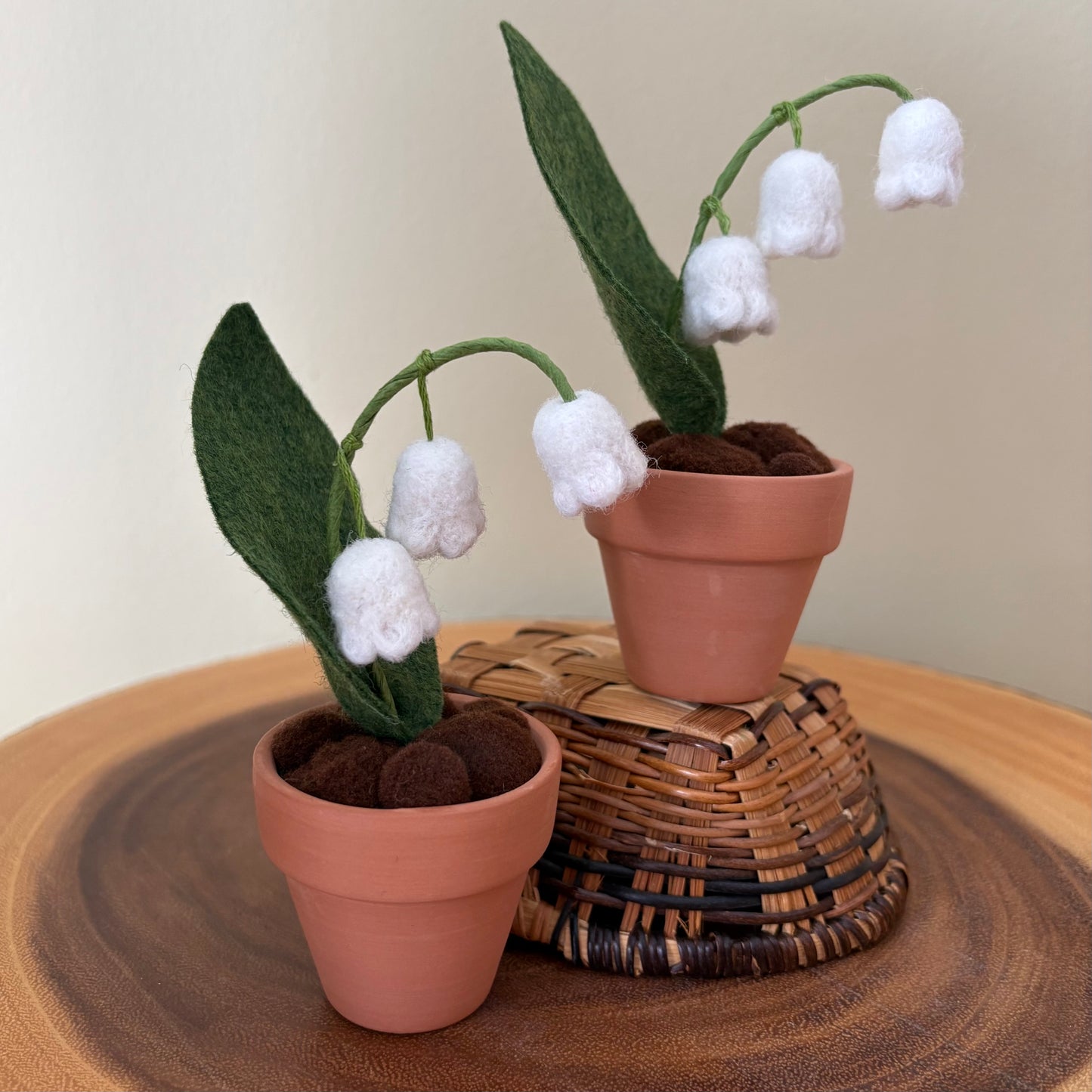 Lily of the Valley: May Birth Month Felt Flower