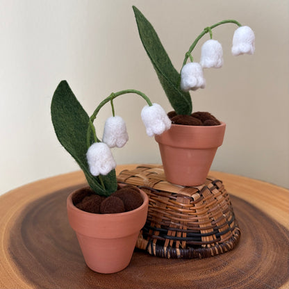 Lily of the Valley: May Birth Month Felt Flower