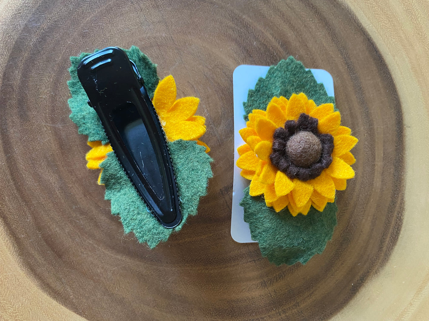Felt Flower Hair Clip