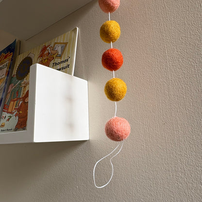 Fall Colours Felt Pumpkin Garland
