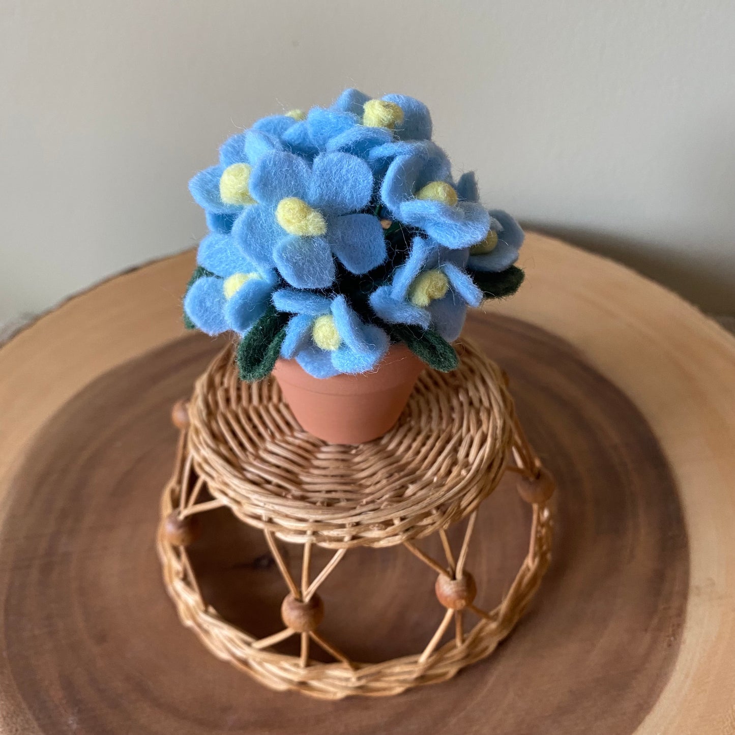 Forget-me-not Forever Felt Flower