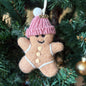 Felted Gingerbread Person Ornament