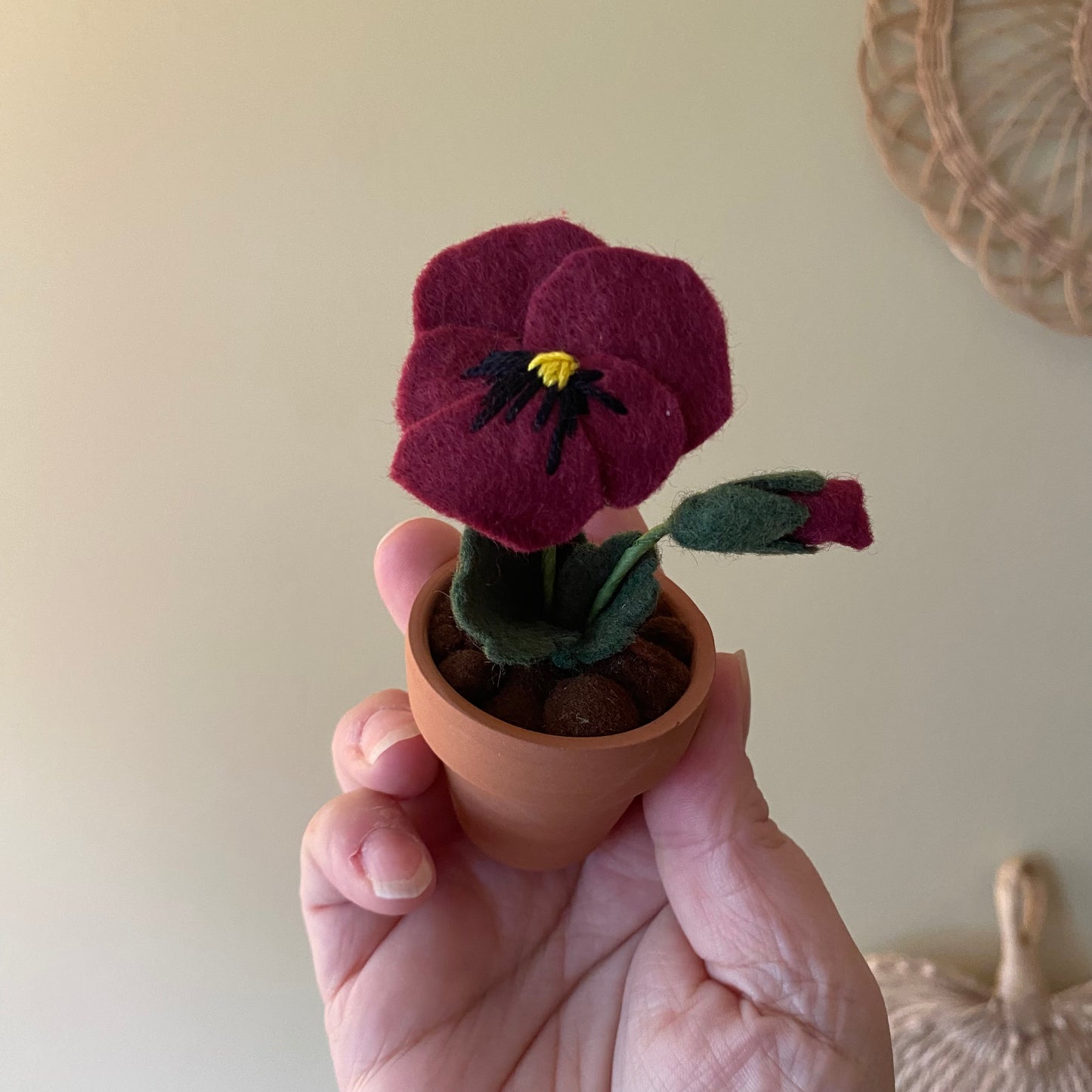 Pansy (Felt) older style***