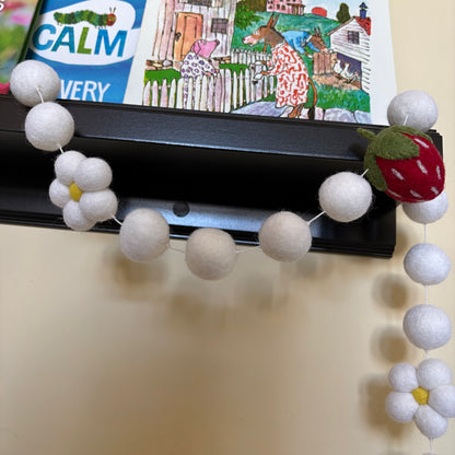 Felt Strawberry Garland