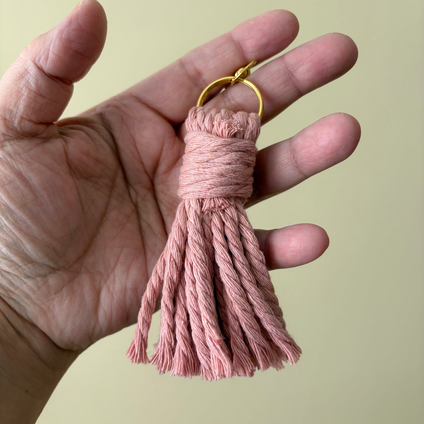 Macrame Small Tassel Keychain/Bag Charm