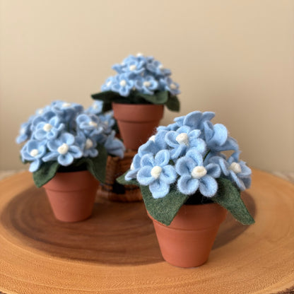 Forget-me-not Forever Felt Flower
