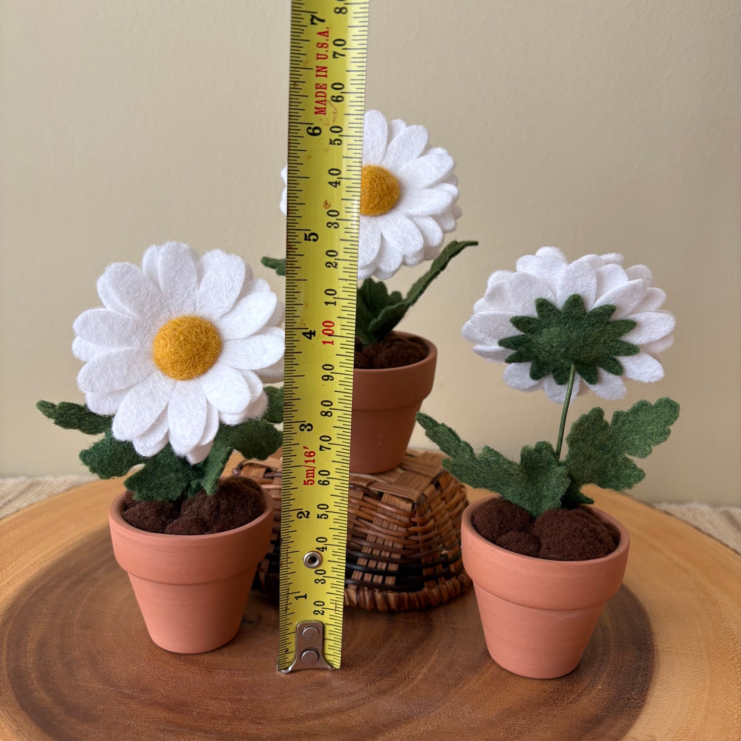 Daisy: April Birth Month Felt Flower