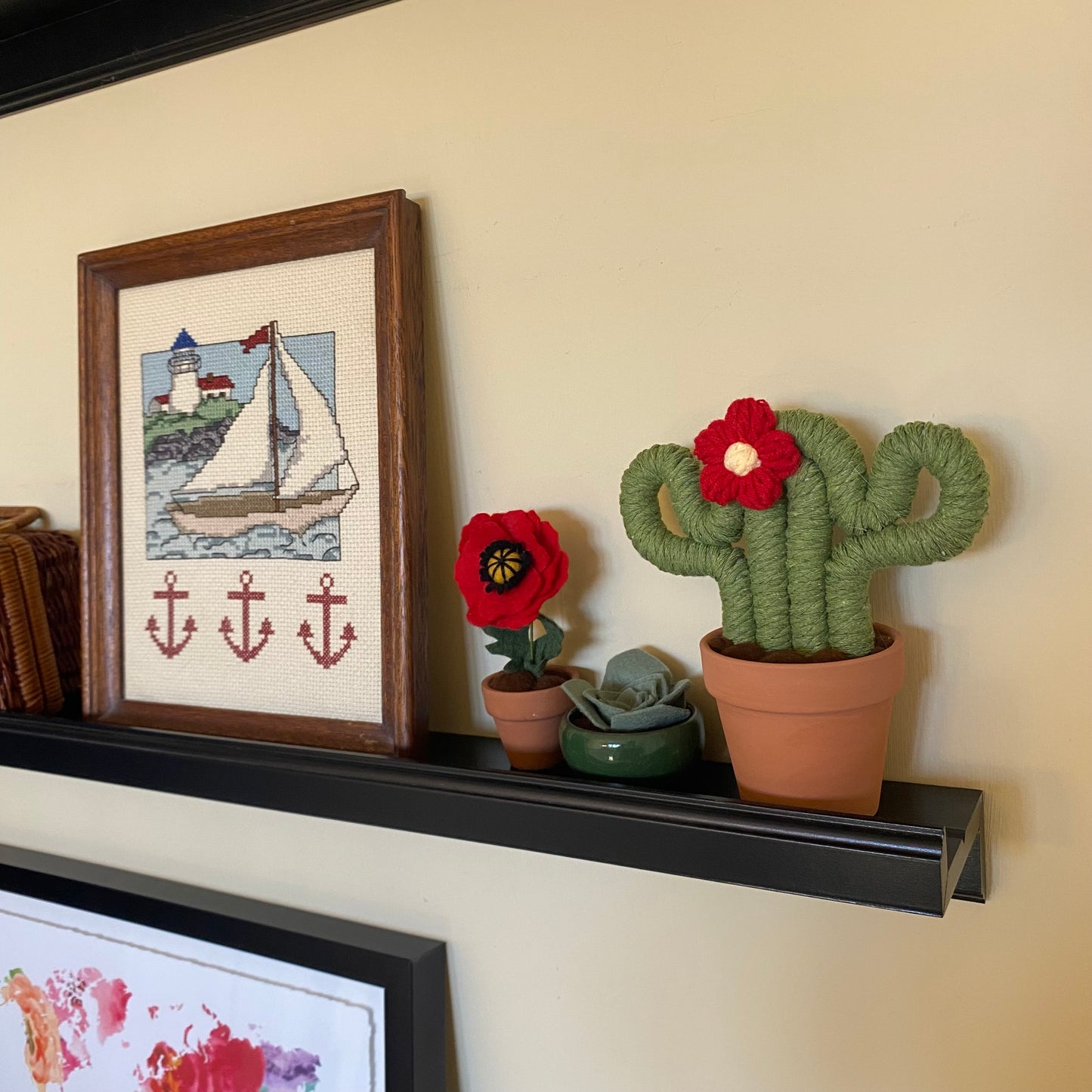 Poppy: August Birth Month Felt Flower