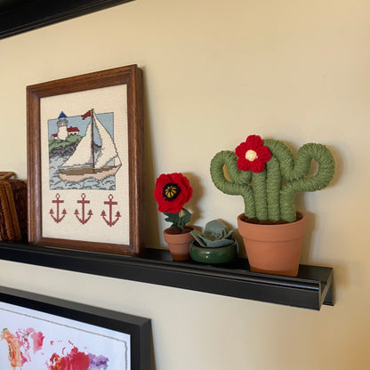 Poppy: August Birth Month Felt Flower