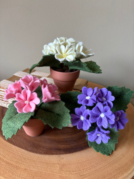 Primrose: February Birth Month Felt Flower
