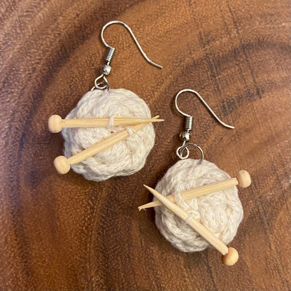 Knitting Earrings