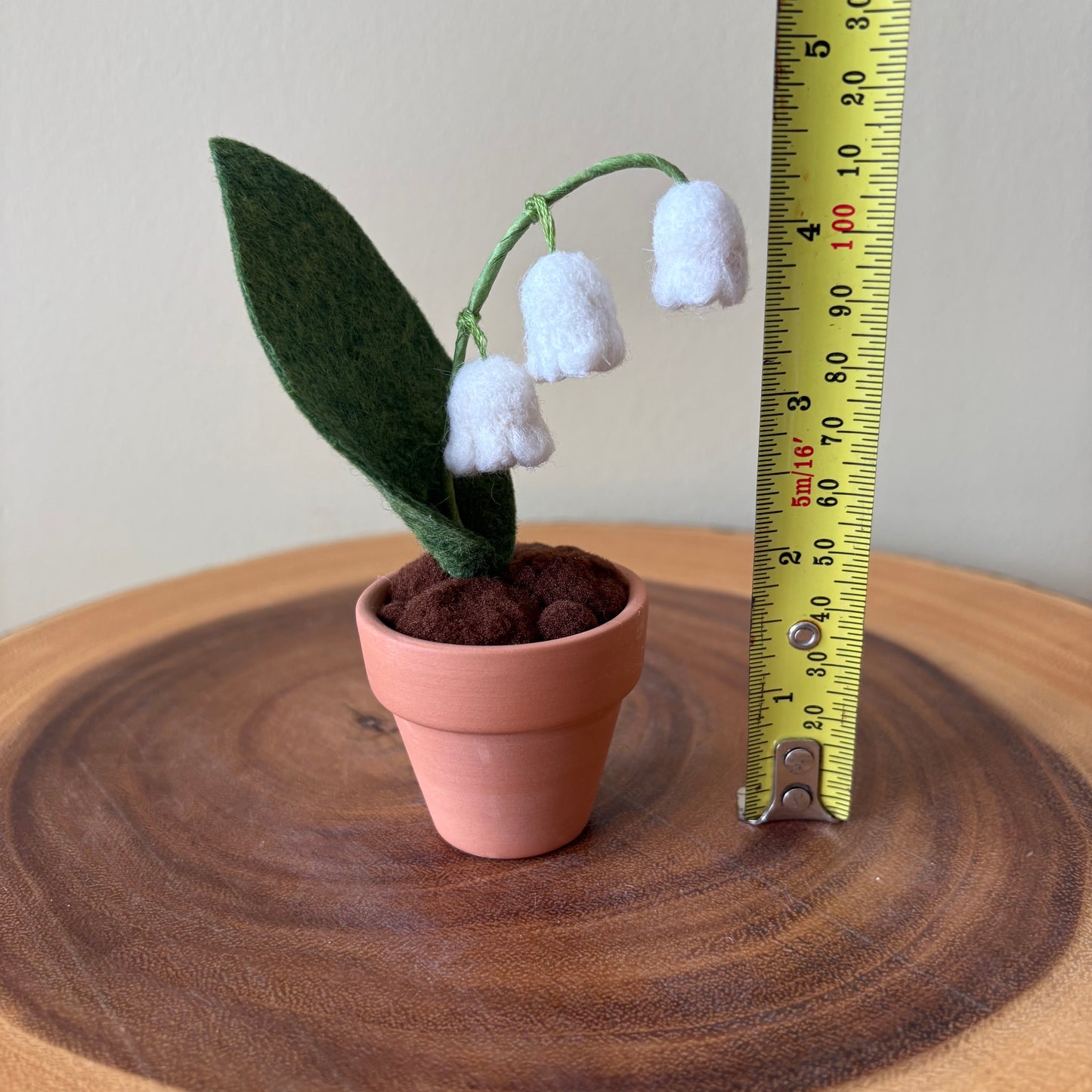 Lily of the Valley: May Birth Month Felt Flower