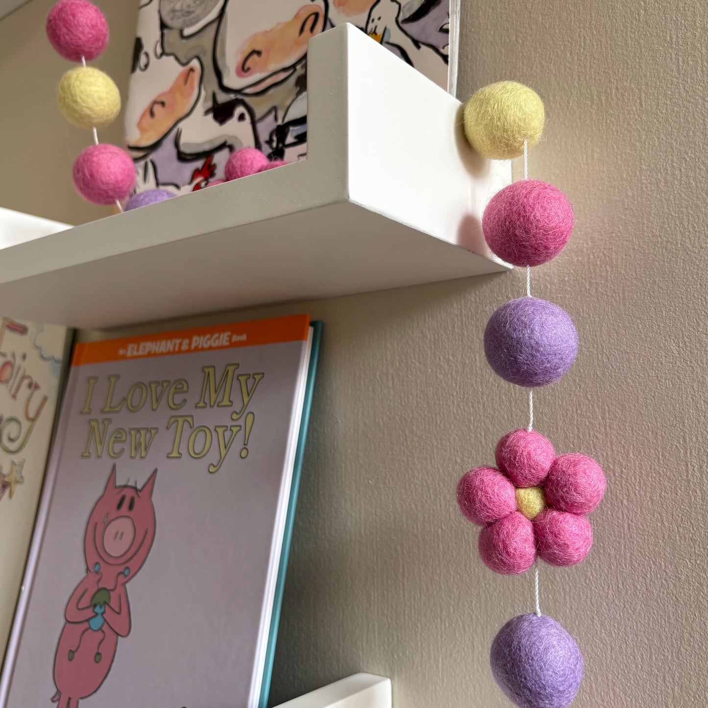 Felt Flower Garland