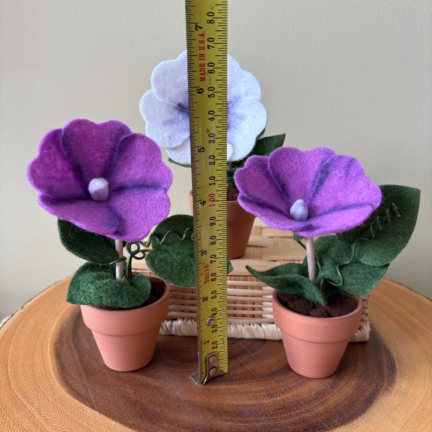 Morning Glory: September Birth Month Felt Flower