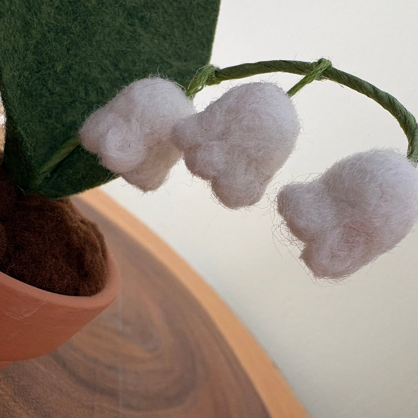 Lily of the Valley: May Birth Month Felt Flower