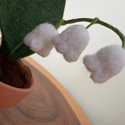 Lily of the Valley: May Birth Month Felt Flower