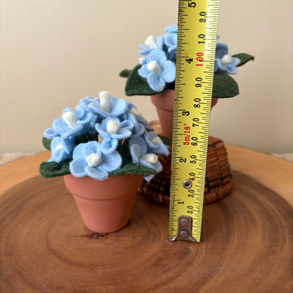 Forget-me-not Forever Felt Flower