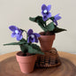 Violet: February Birth Month Felt Flower