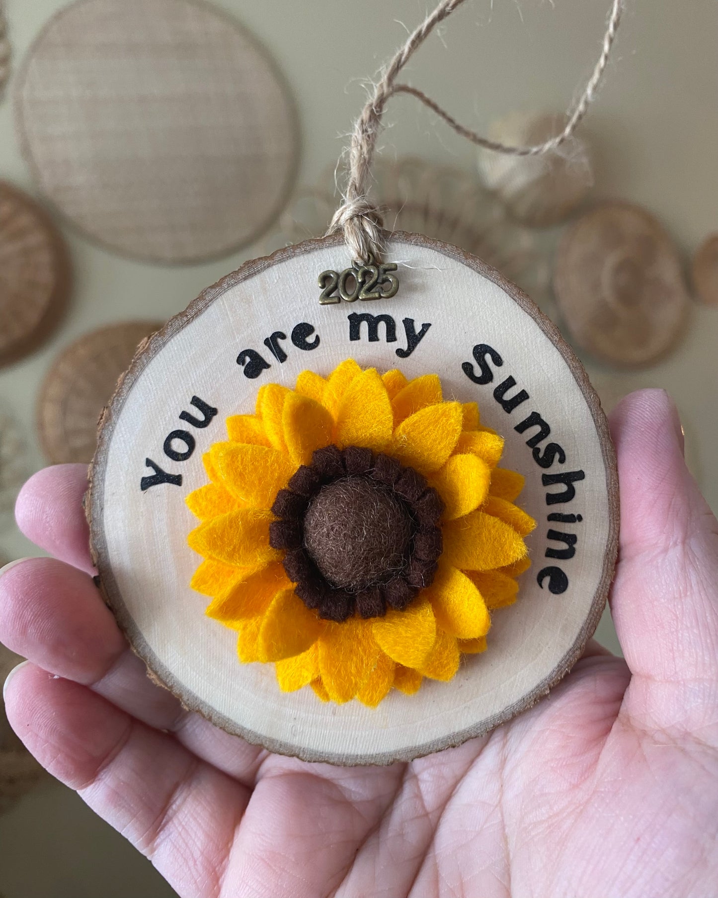 Felt Flower Ornament