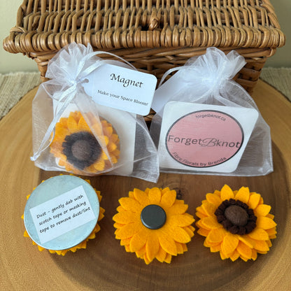 Felt Flower Magnet