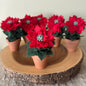 Holiday Felt Poinsettia