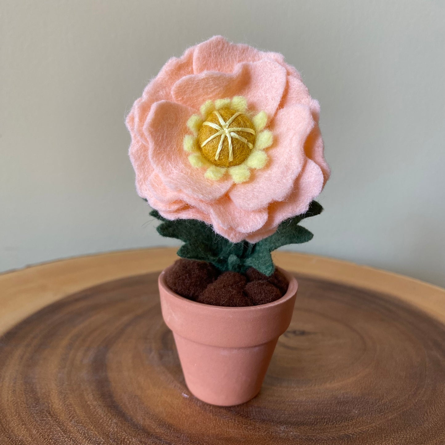 Poppy: August Birth Month Felt Flower