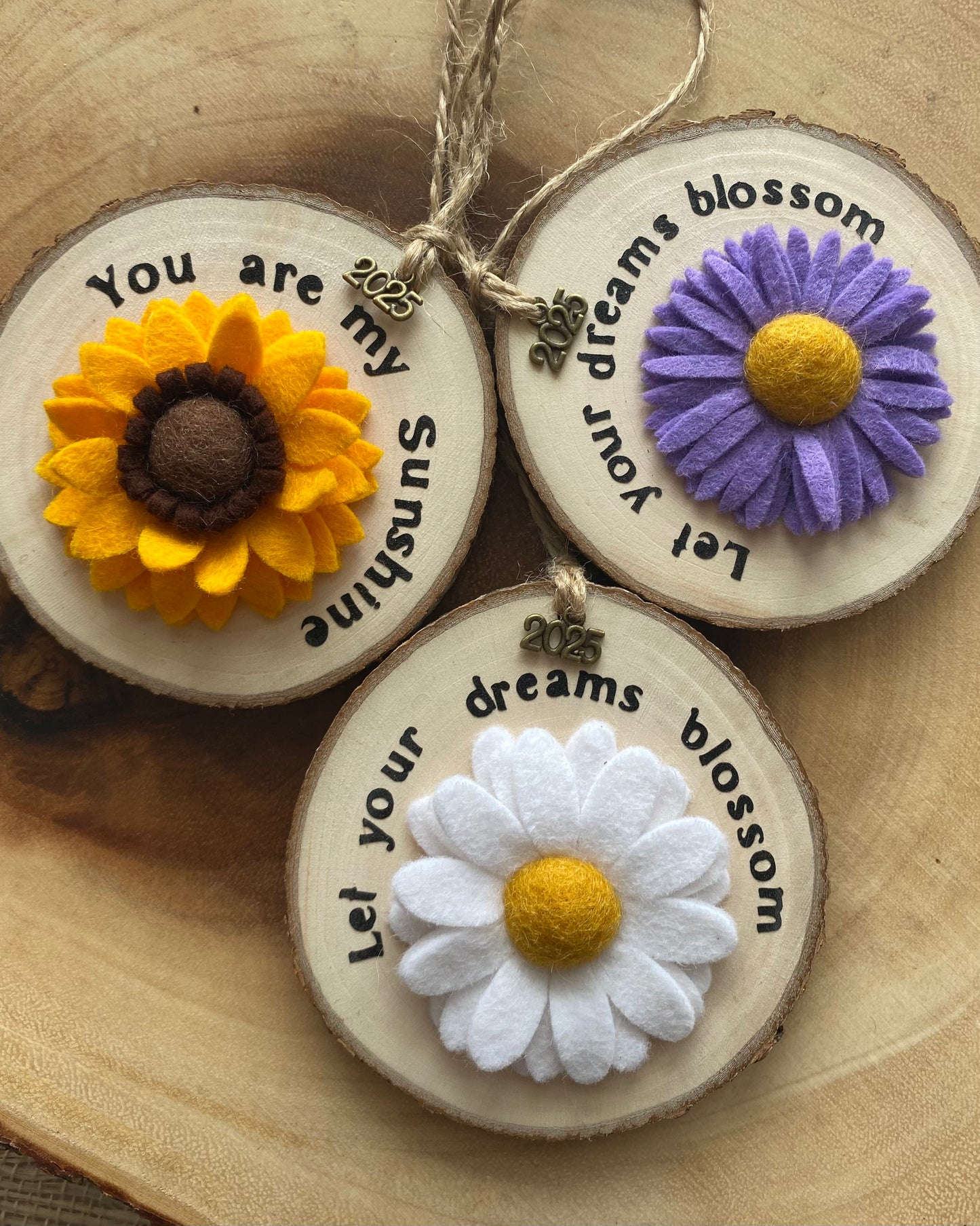 Felt Flower Ornament