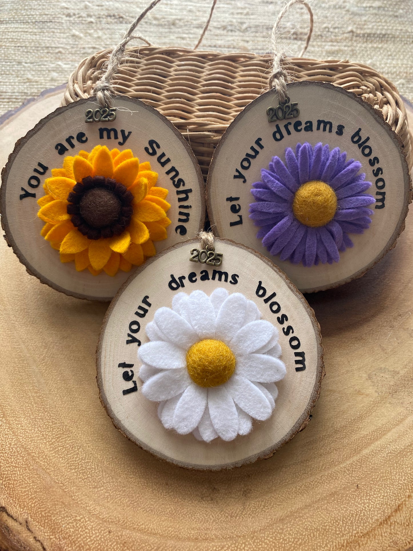 Felt Flower Ornament
