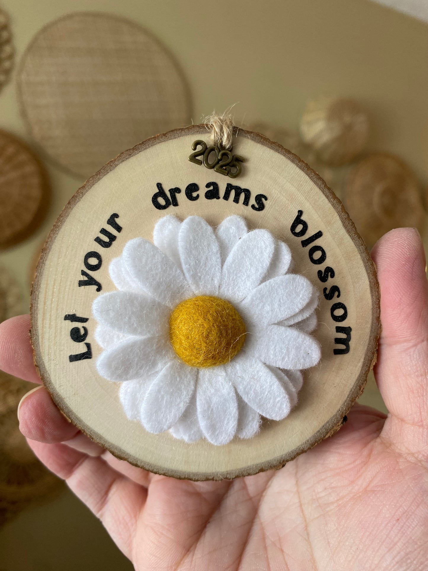 Felt Flower Ornament